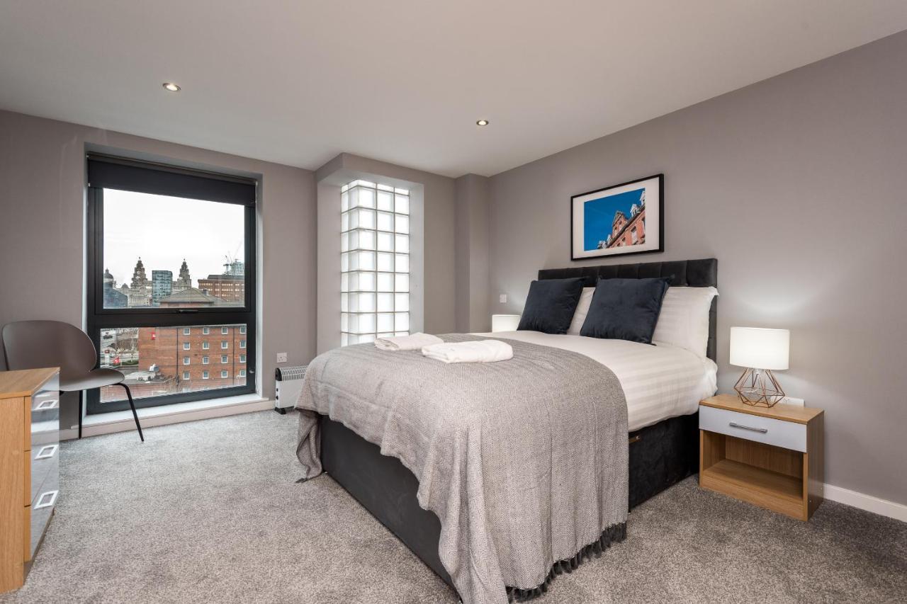 Host Apartments - Contemporary 3 Bed Apt With Balcony - Perfect For Long Stays Liverpool Extérieur photo
